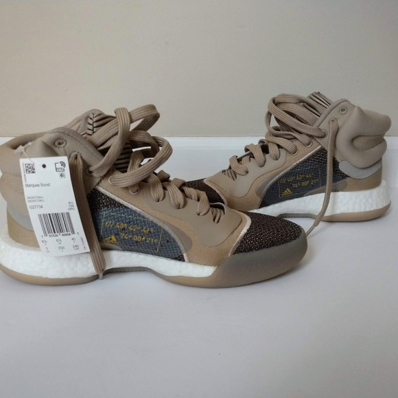 Adidas Marquee Boost Tan Size 7 New - Picture 1 of 7